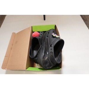 Black Mega Crush Crocs size 8 womens